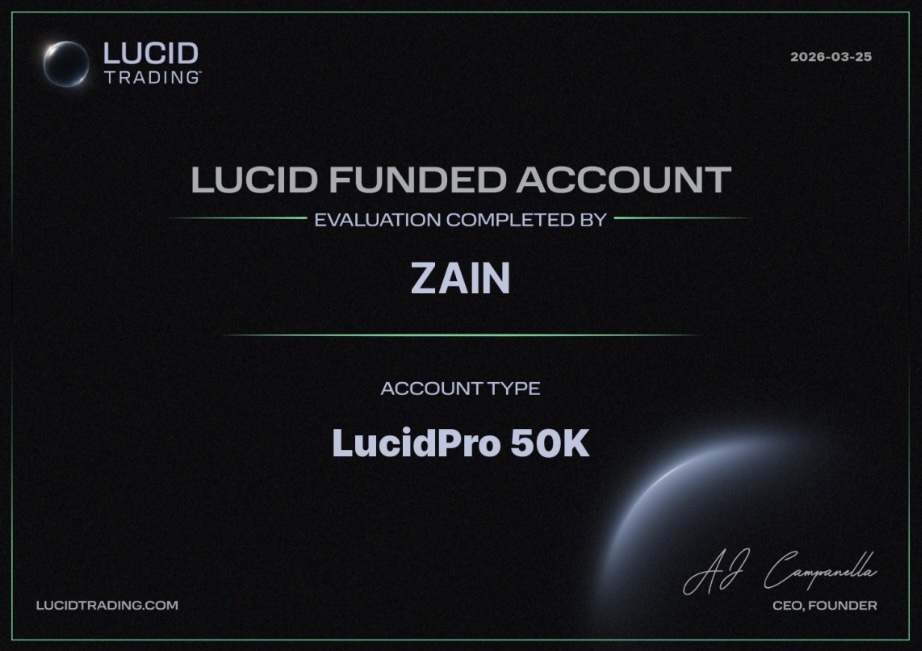 thatbatguy, Lucid funded account